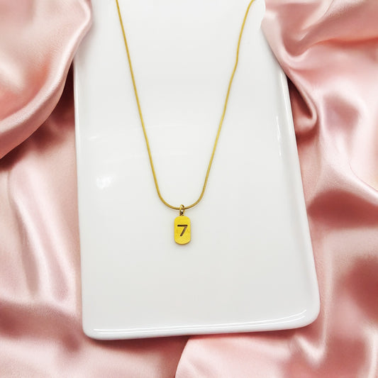 The Seventh Charm Women Necklace(Stainless Steel)