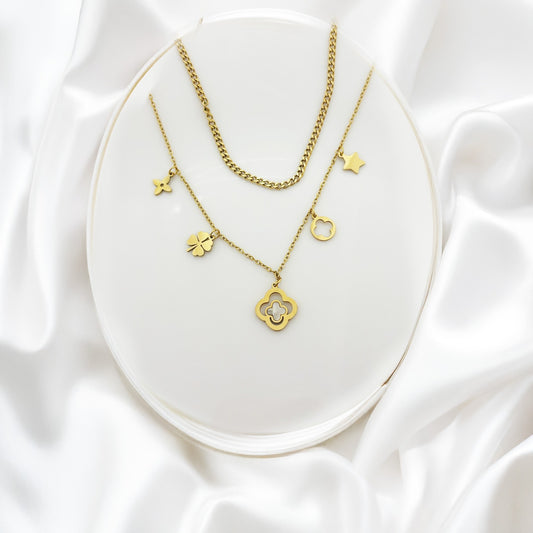 Charm Story Women Necklace (Stainless Steel)