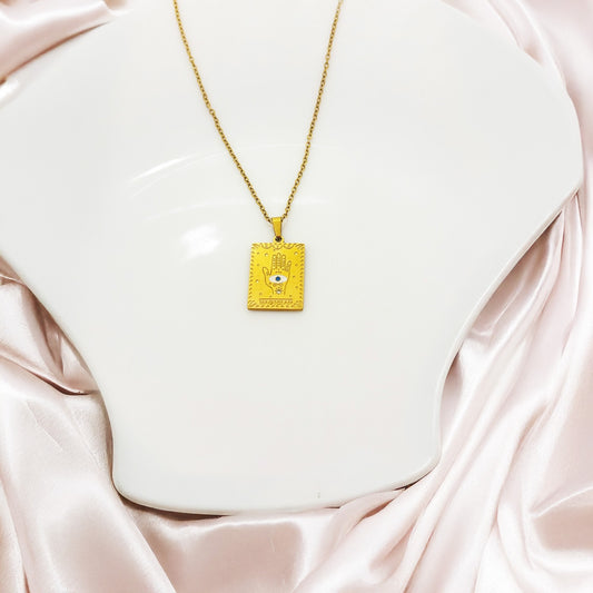 Mystic Palm Women Necklace (Stainless Steel)