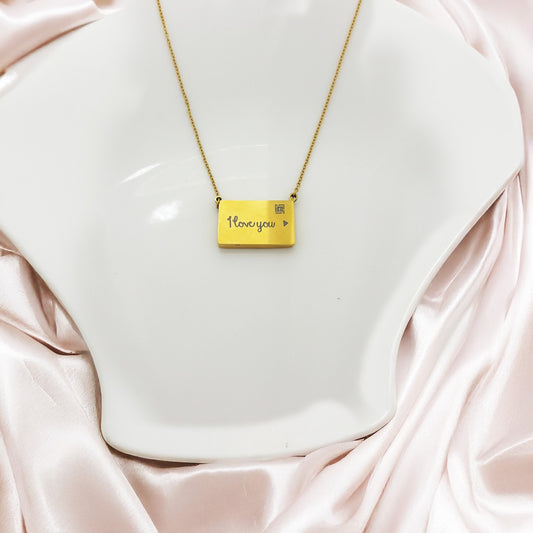 Love Note Women Necklace(Stainless Steel)