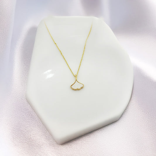 The Ginkgo Whisper Women Necklace(Stainless Steel)