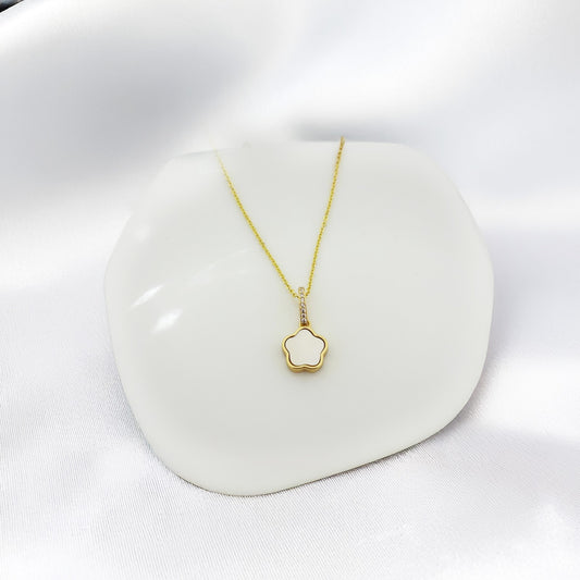 The Petal Drop Women Necklace (Stainless Steel)