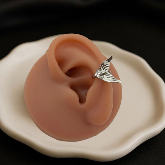 Fish Tail Silver Earcuffs (Single Piece)