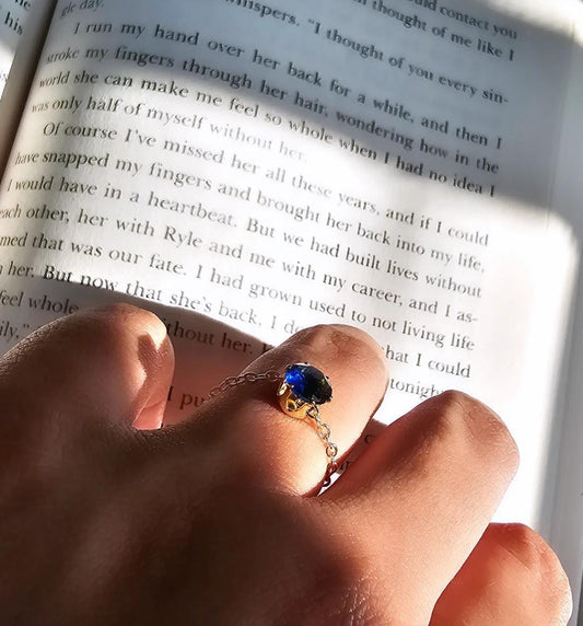 Adjustable Ring Circle Golden
