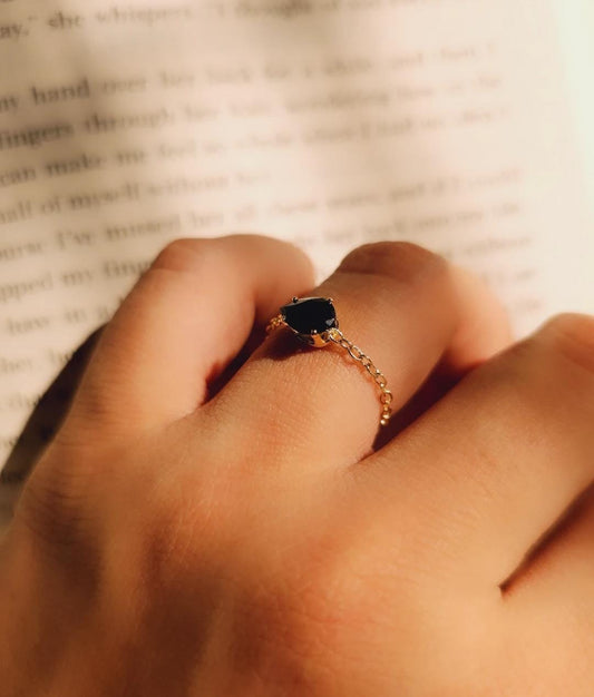Adjustable Ring Drop Golden - Nimé By Shop Trendys