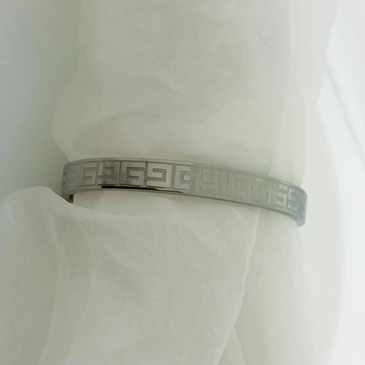 Tribal Silver Men Kada