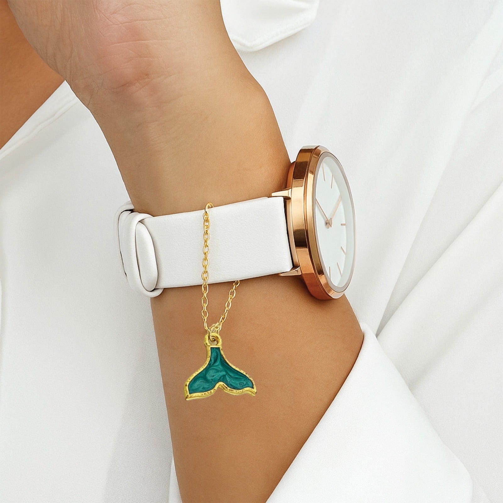 Galaxy Mermaid Tail Watch Charm - Nimé By Shop Trendys