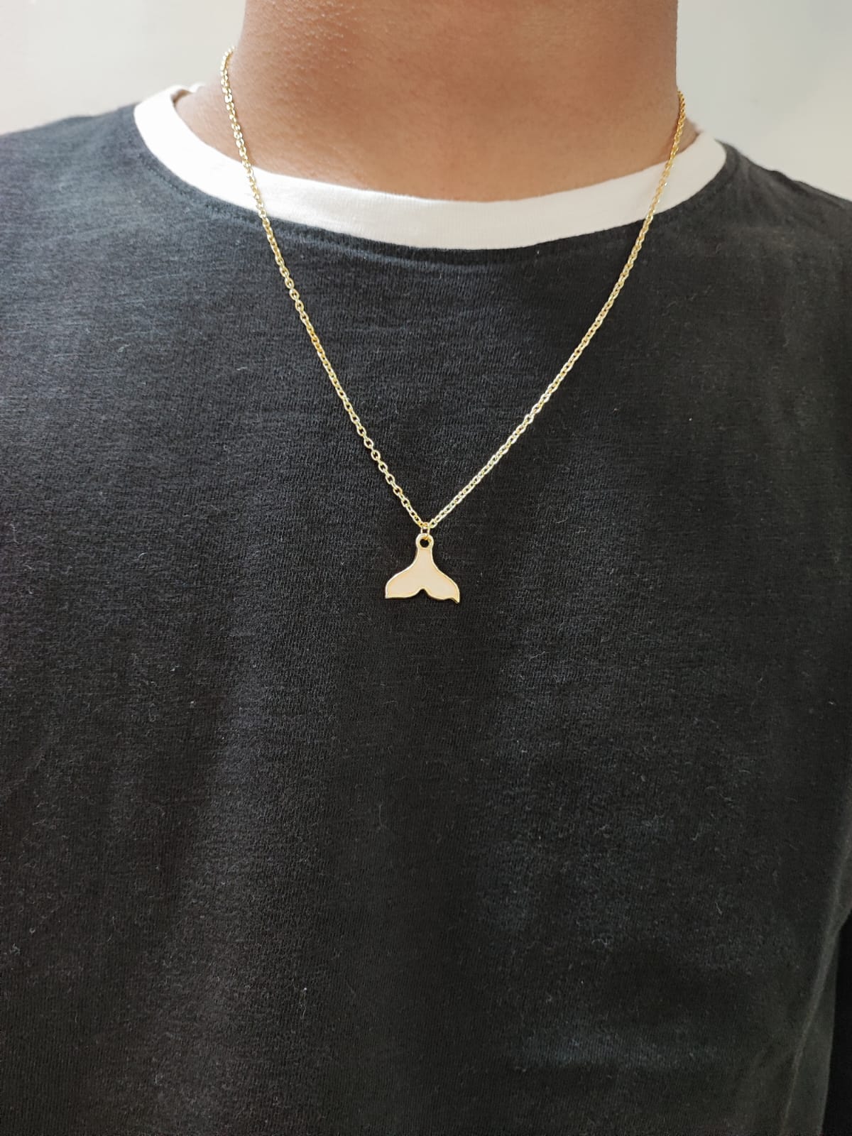 Men Galaxy Mermaid Tail Chain Necklace - Nimé By Shop Trendys
