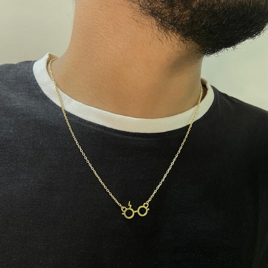 Men Harry Potter Chain Necklace