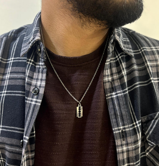 Men Blade Chain Necklace
