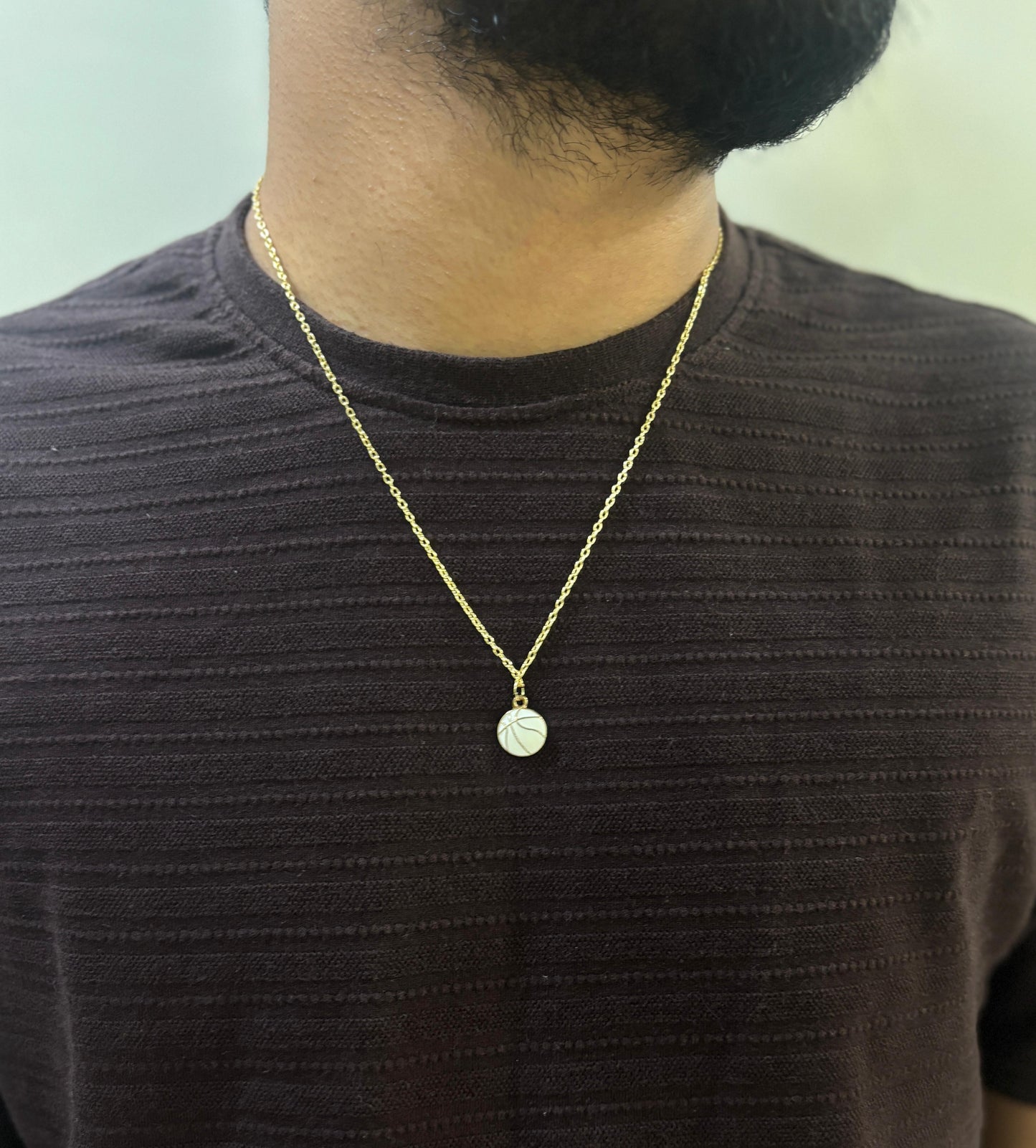 Men Basketball Chain Necklace