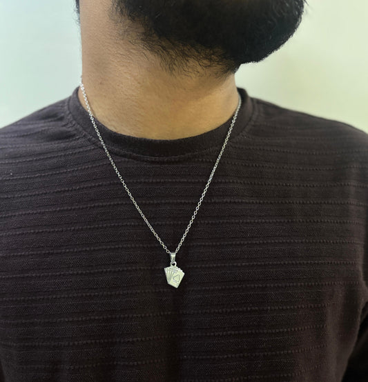 Men Cards Chain Necklace