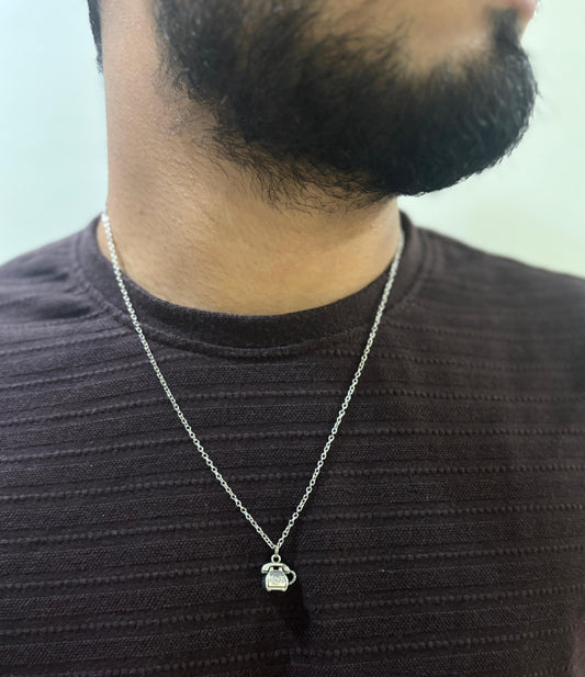 Men Telephone Chain Necklace
