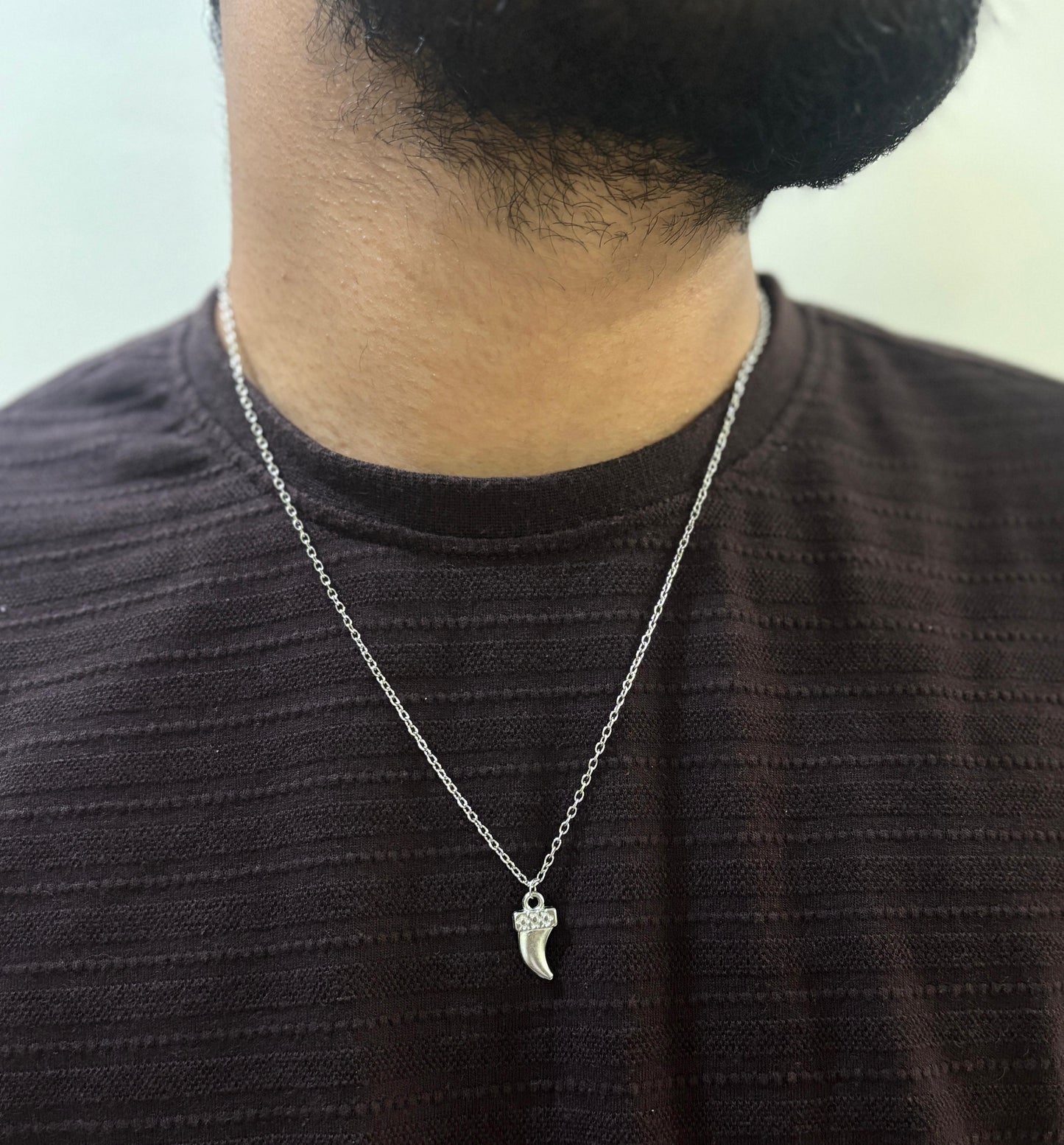 Men Small Sword Chain Necklace
