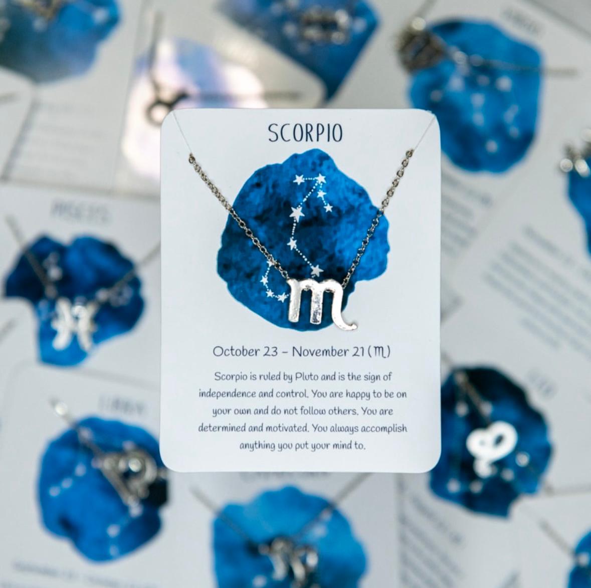 Silver Zodiac Sign Women Necklace - Nimé By Shop Trendys