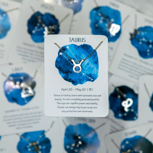 Silver Zodiac Sign Women Necklace - Nimé By Shop Trendys