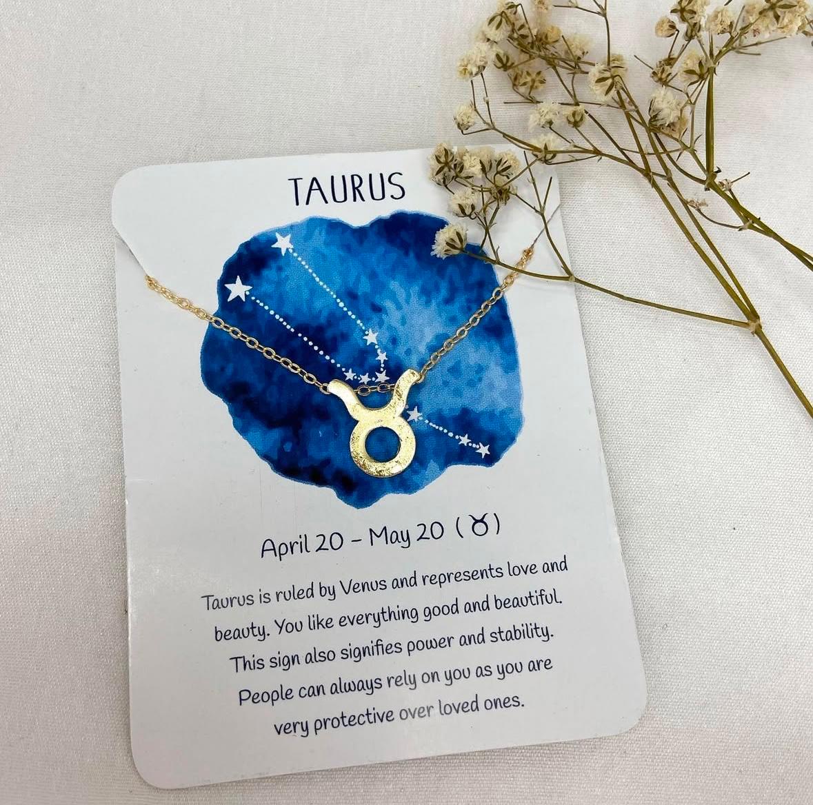 Golden Zodiac Sign Women Necklace - Nimé By Shop Trendys