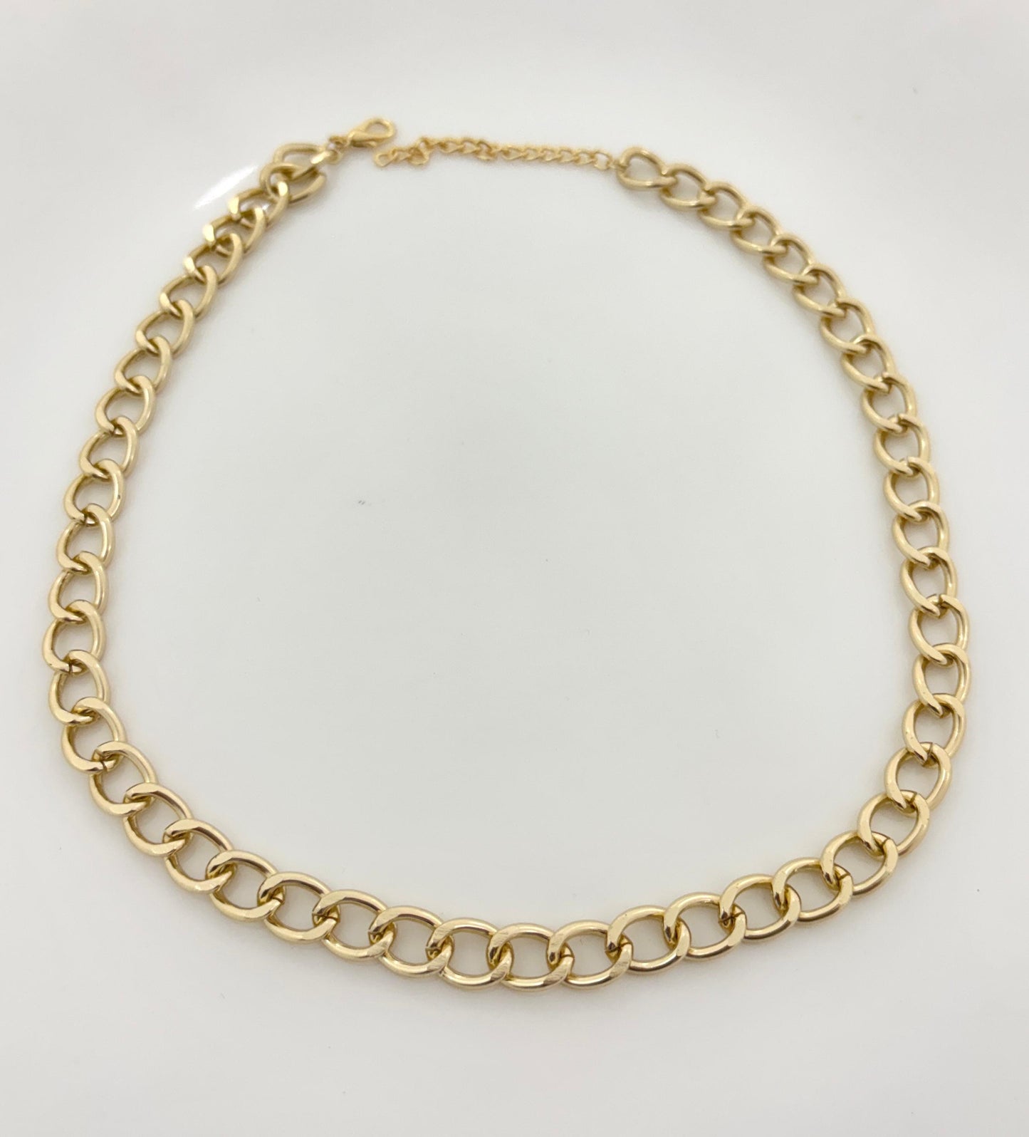 C-105 Trendy Golden Chain Women Necklace - Nimé By Shop Trendys