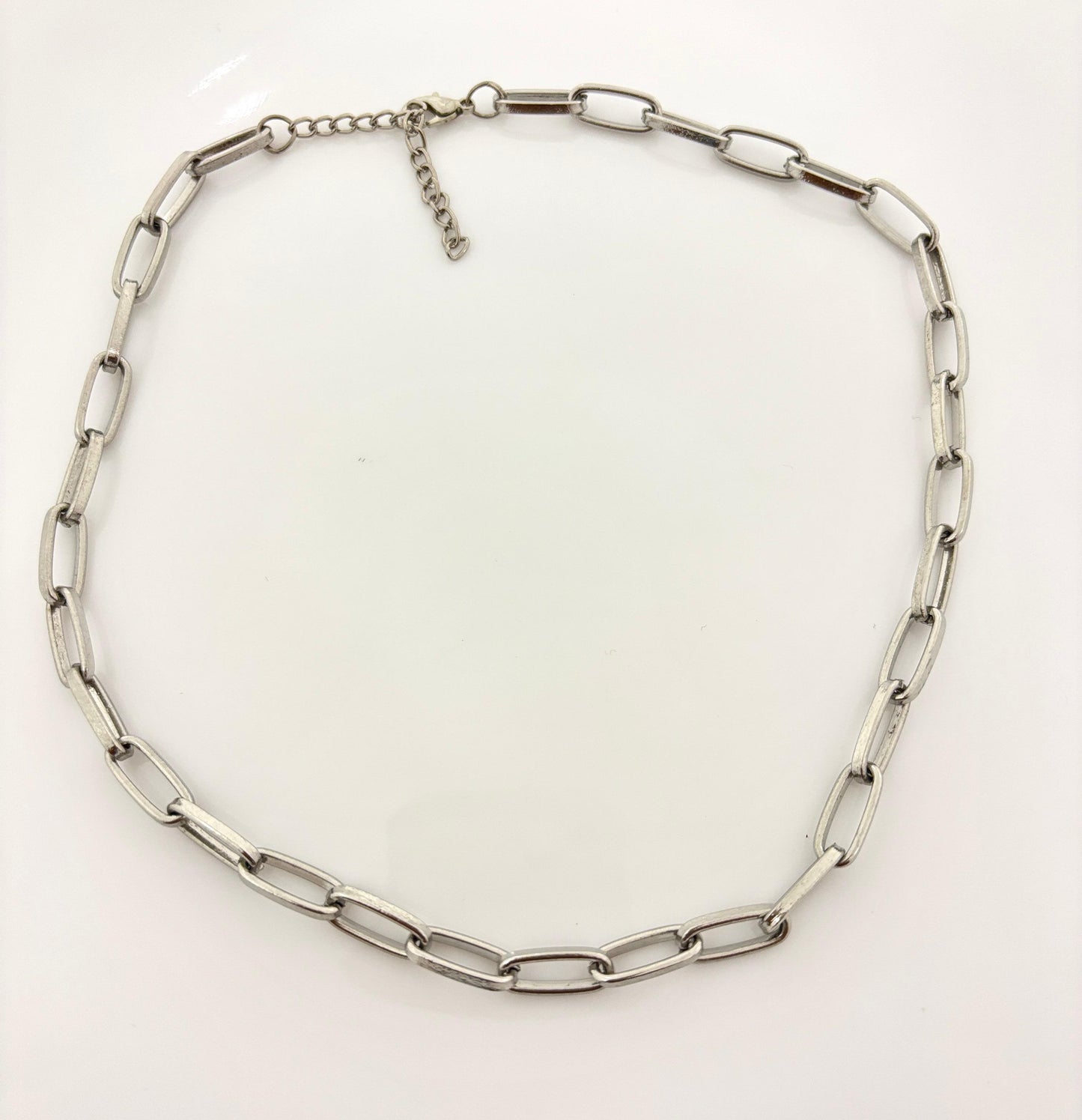 C-106 Small Cuban Silver Chain Women Necklace - Nimé By Shop Trendys