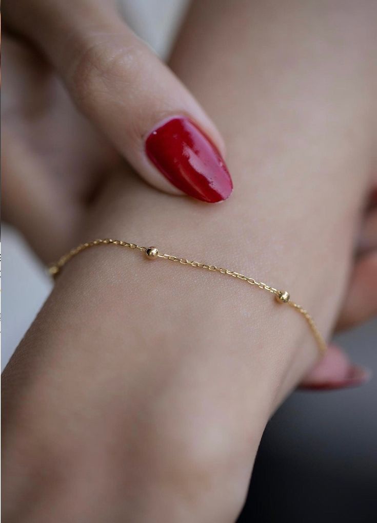 Ball Chain Women Bracelet - Nimé By Shop Trendys