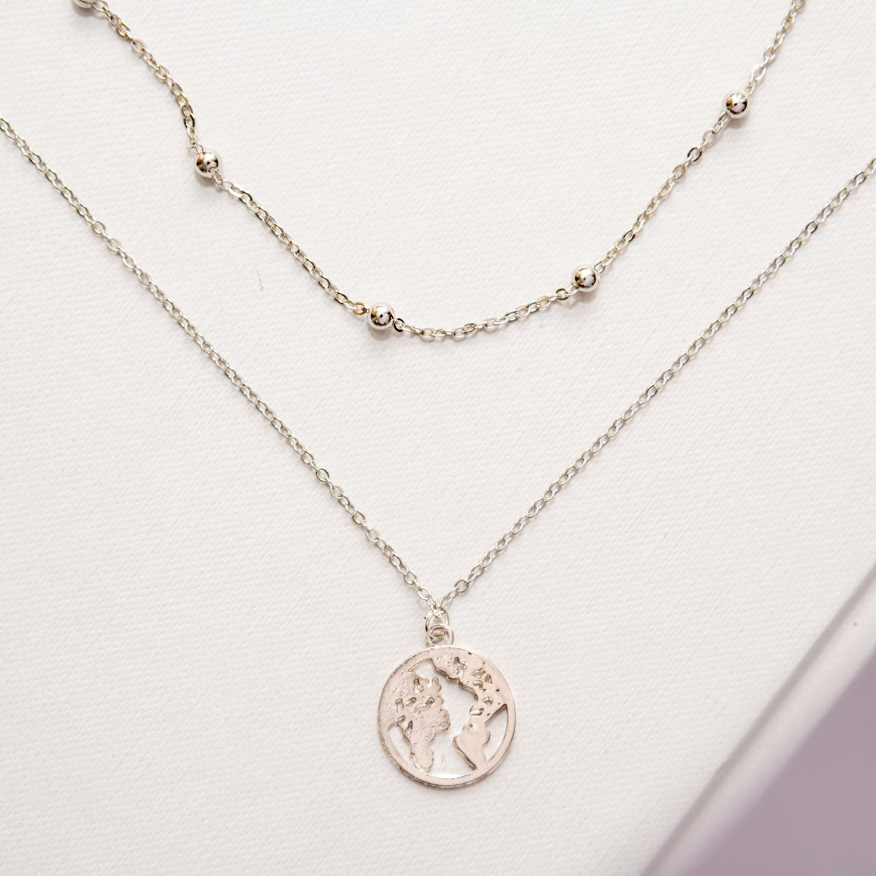 Earth Two Layered Women Necklace - Nimé By Shop Trendys