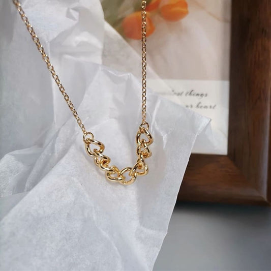 Golden Chain Pendant Women Necklace - Nimé By Shop Trendys