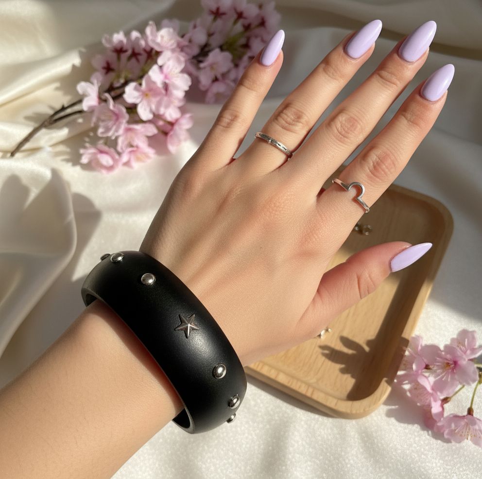 Star Black Wooden Plain Bangle Kada (Size 2.8) - Nimé By Shop Trendys