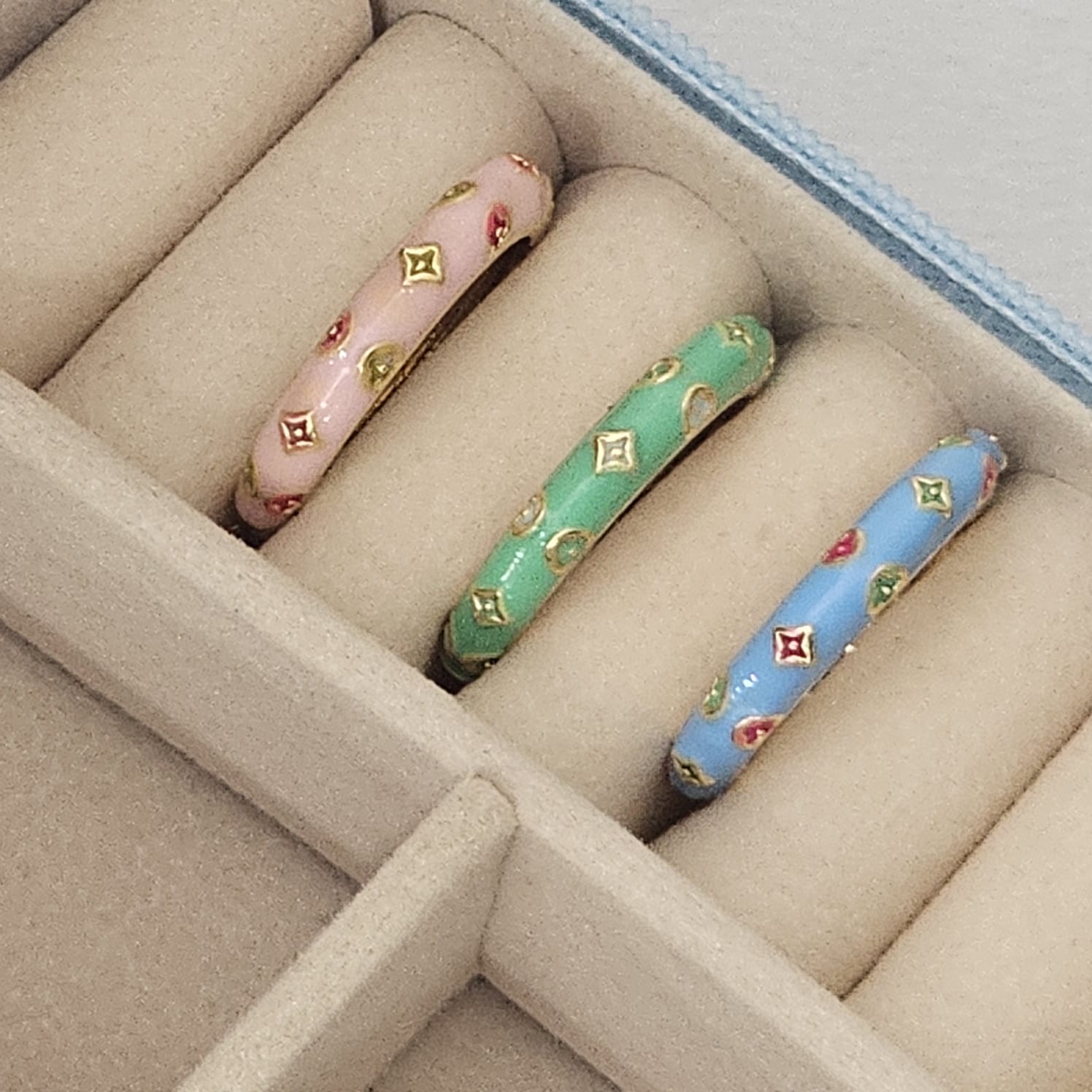 Clover Enamel Ring - Adjustable - Nimé By Shop Trendys