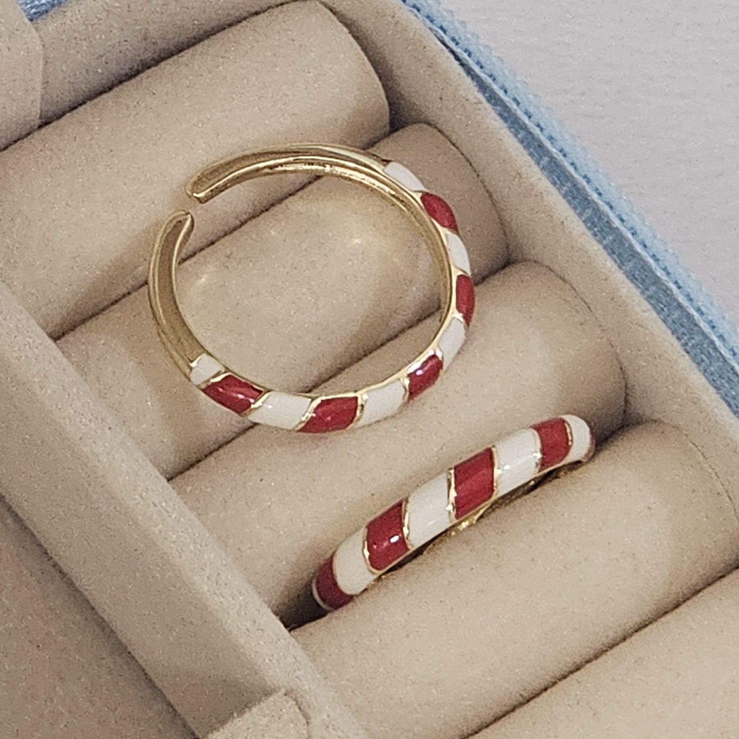 Spiral Enamel Ring - Adjustable - Nimé By Shop Trendys