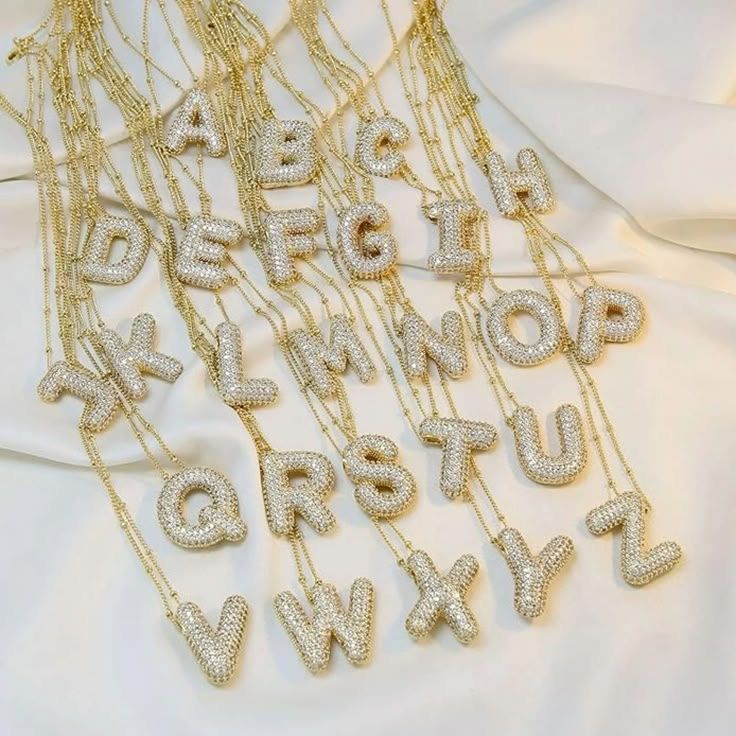Diamond Initial Alphabet Necklace (Anti Tarnish) - Nimé By Shop Trendys