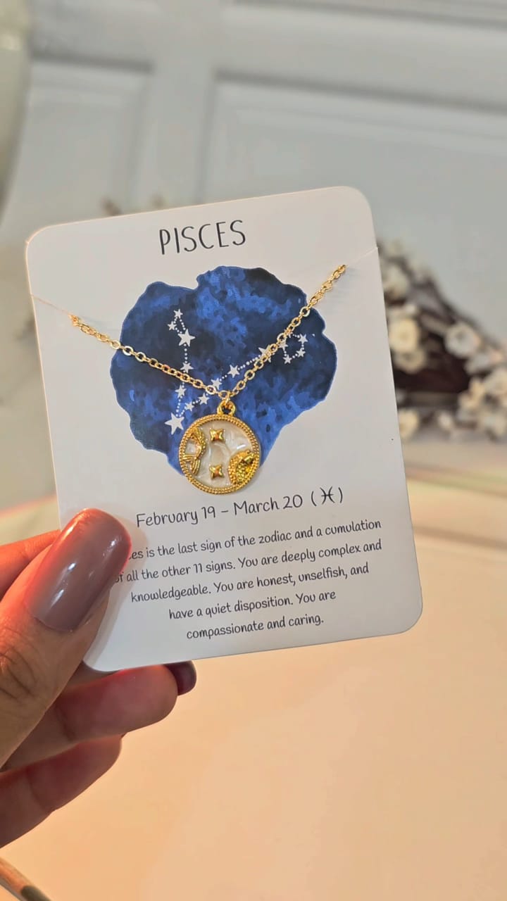 Zodiac Sign Dainty Woman Necklace - Nimé By Shop Trendys
