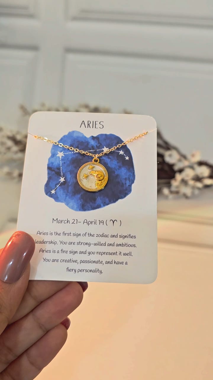 Zodiac Sign Dainty Woman Necklace - Nimé By Shop Trendys