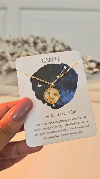 Zodiac Sign Dainty Woman Necklace - Nimé By Shop Trendys