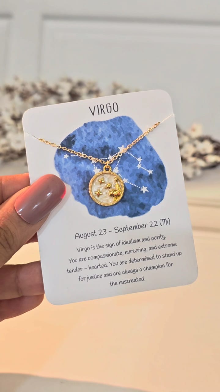 Zodiac Sign Dainty Woman Necklace - Nimé By Shop Trendys