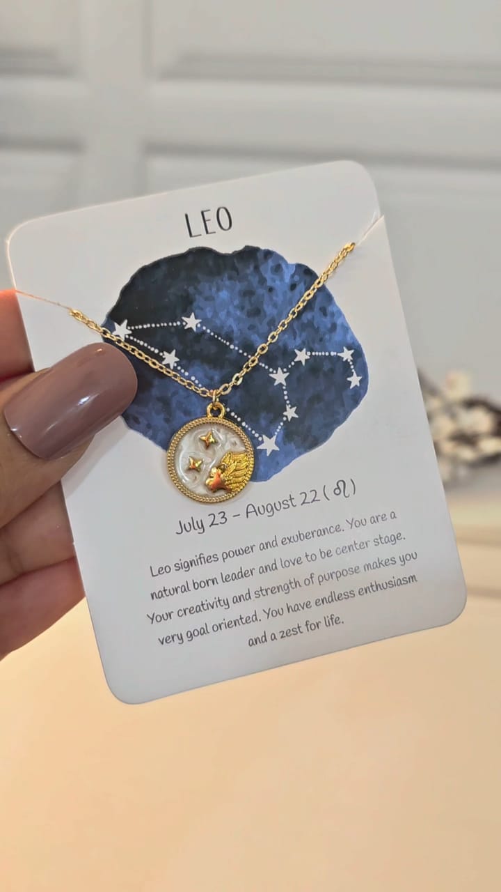 Zodiac Sign Dainty Woman Necklace - Nimé By Shop Trendys