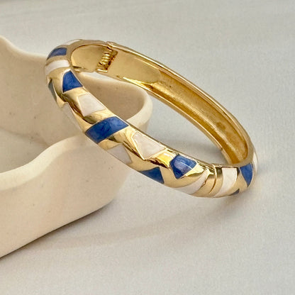 Women Square Block Enamel Kada Bracelet - Nimé By Shop Trendys