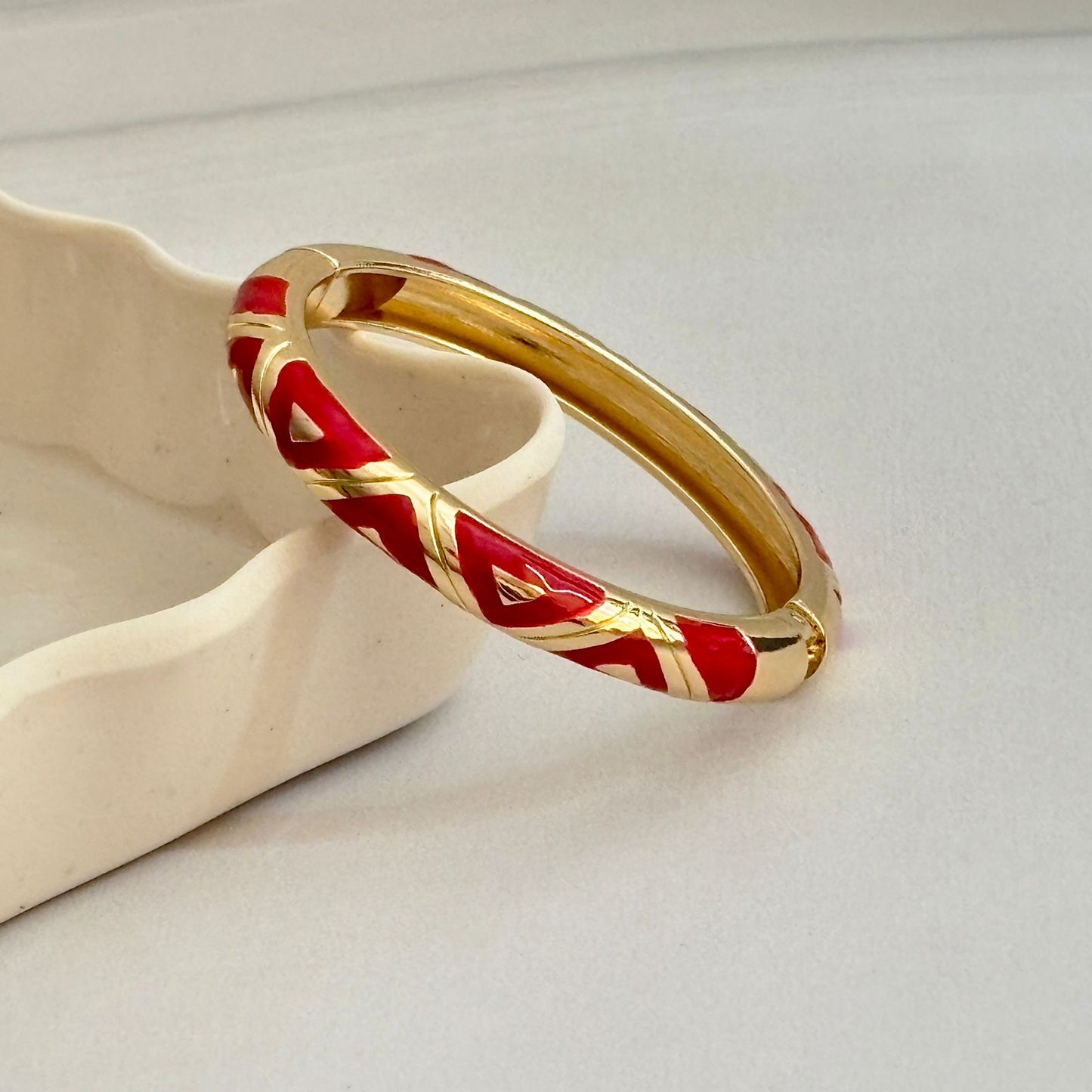 Women Tribal Enamel Kada Bracelet - Nimé By Shop Trendys