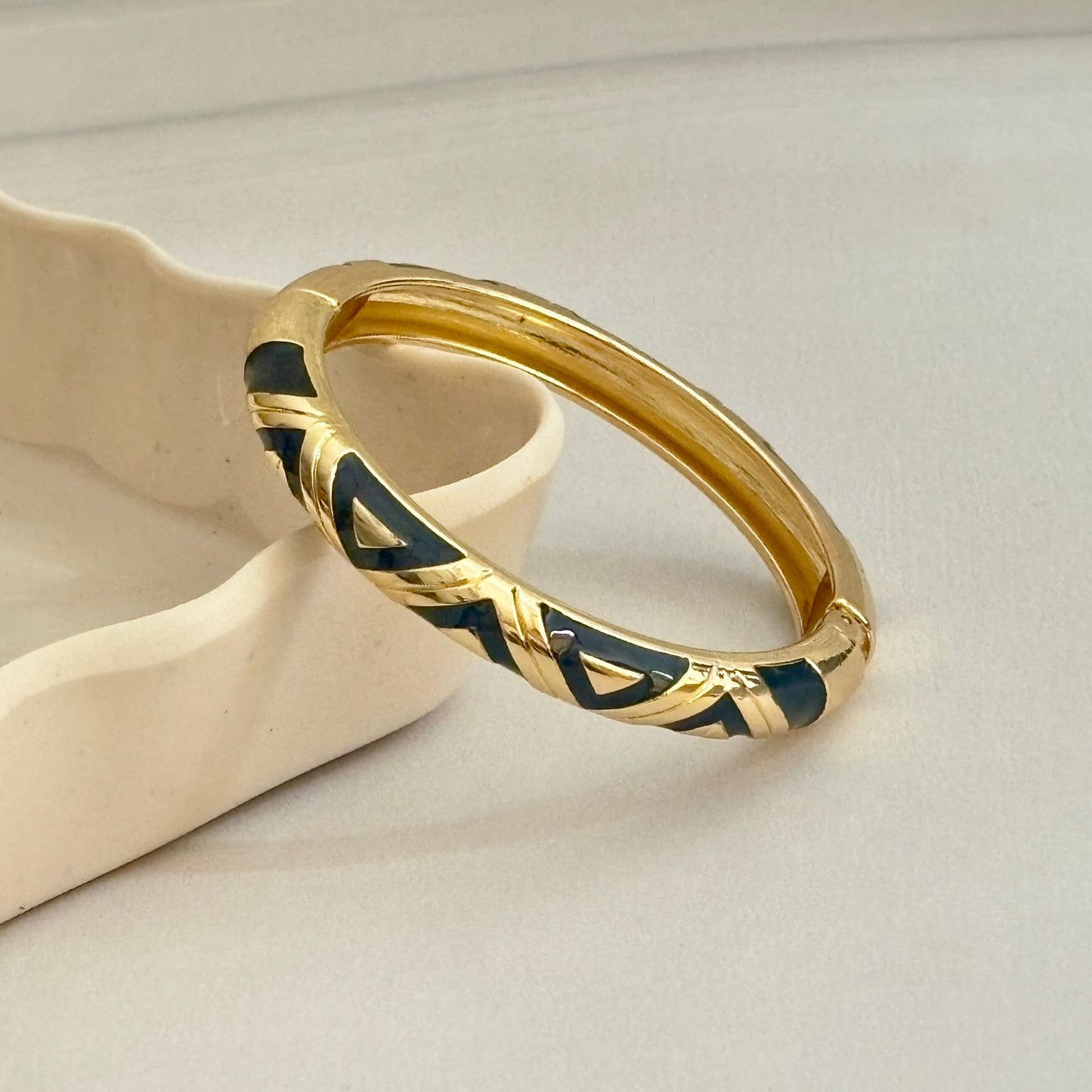 Women Tribal Enamel Kada Bracelet - Nimé By Shop Trendys