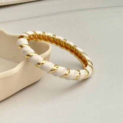 Women Striped Enamel Kada Bracelet - Nimé By Shop Trendys