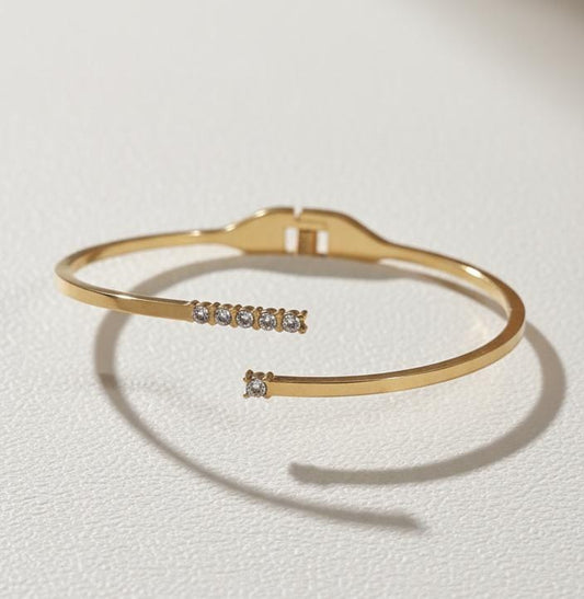Women Elegant Openable Diamond Kada Bracelet (Anti Tarnish) - Nimé By Shop Trendys