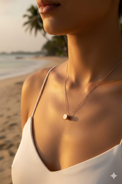 Minimal Circle Women Dainty Necklace - Nimé By Shop Trendys