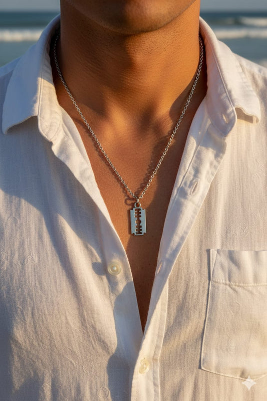 Men Blade Necklace - Nimé By Shop Trendys