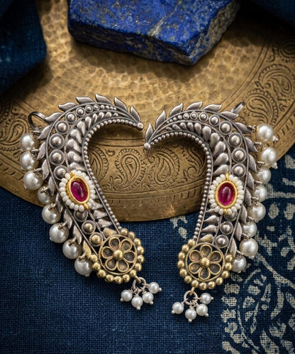 German Silver Vintage Earcuff Earrings - Nimé By Shop Trendys