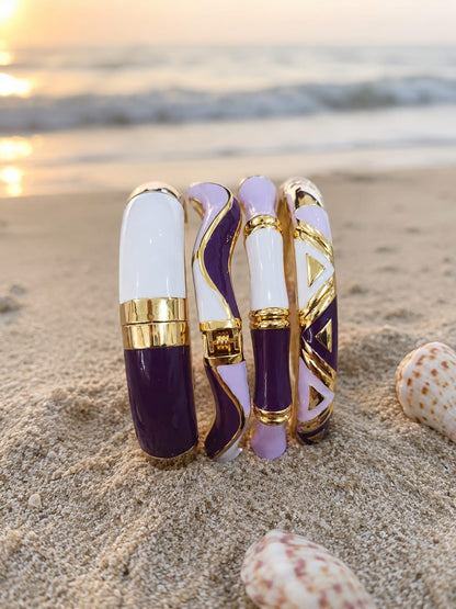 Women’s Designer Enamel Kada Stack (Stack of 4)
