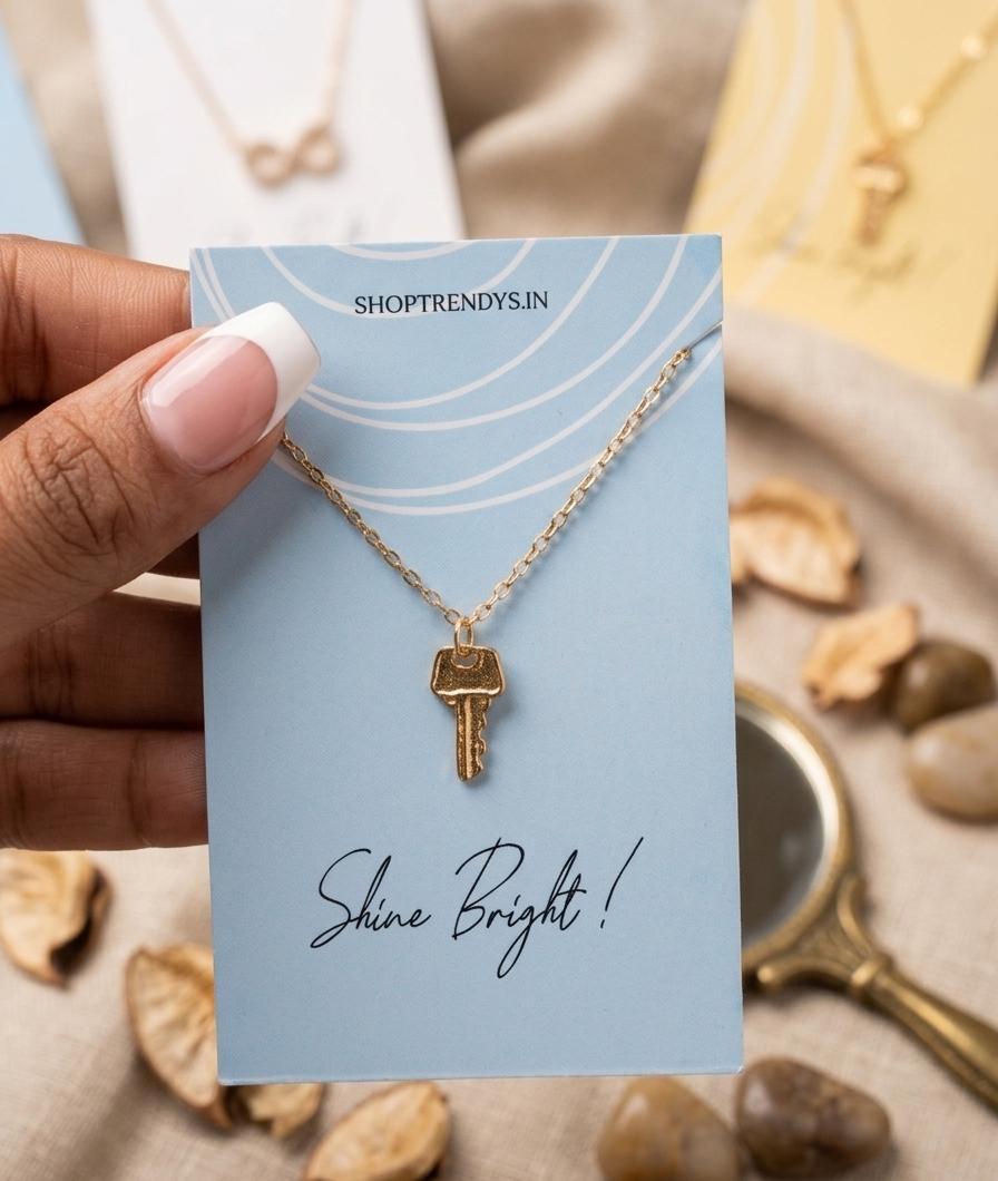 Women Key Women Dainty Necklace - Nimé By Shop Trendys