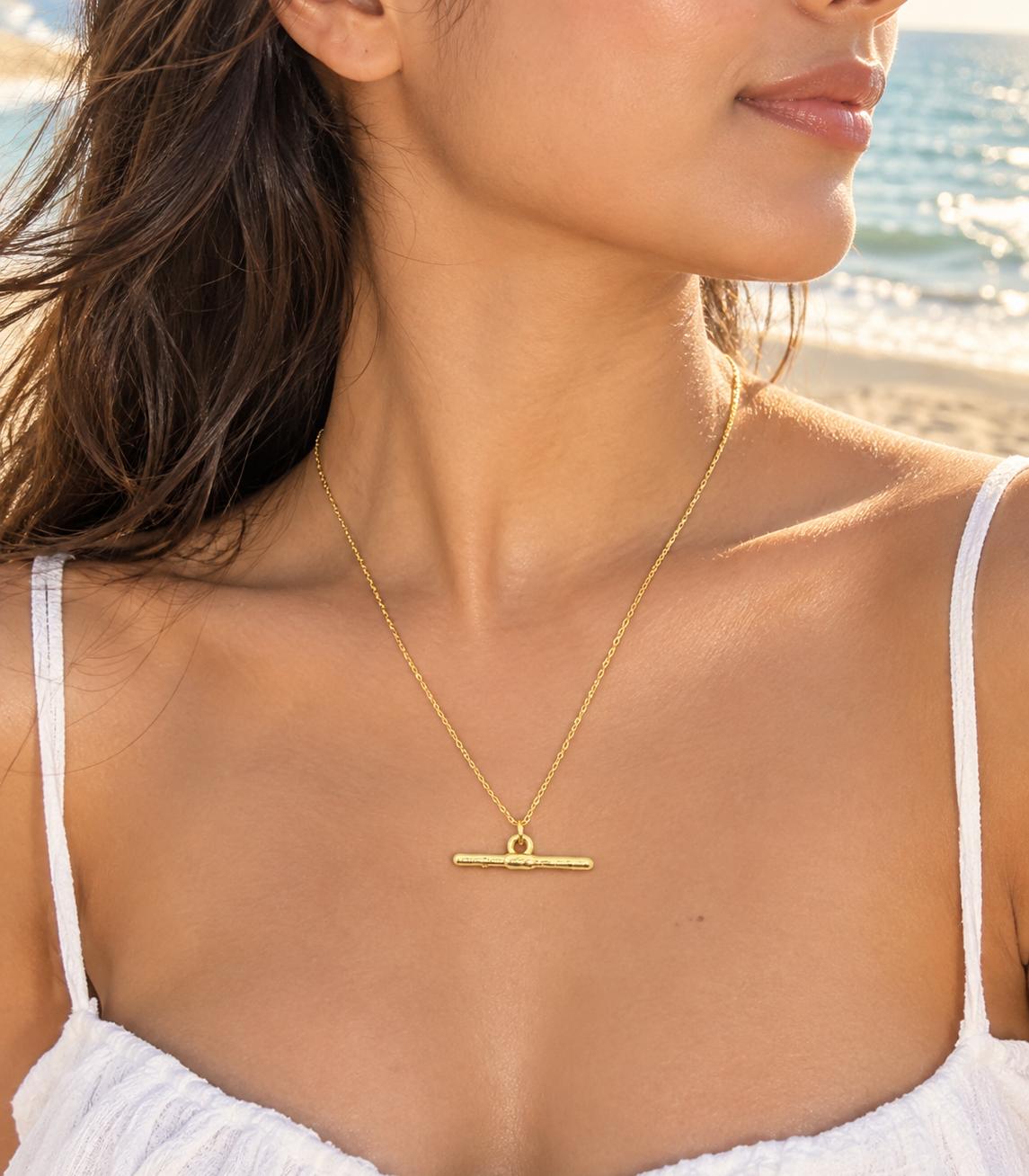 Elegant Stick Women Dainty Necklace - Nimé By Shop Trendys