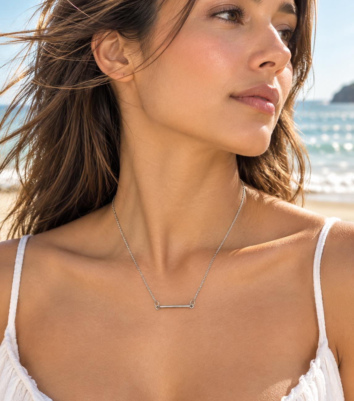 Elegant Bar Women Dainty Necklace - Nimé By Shop Trendys