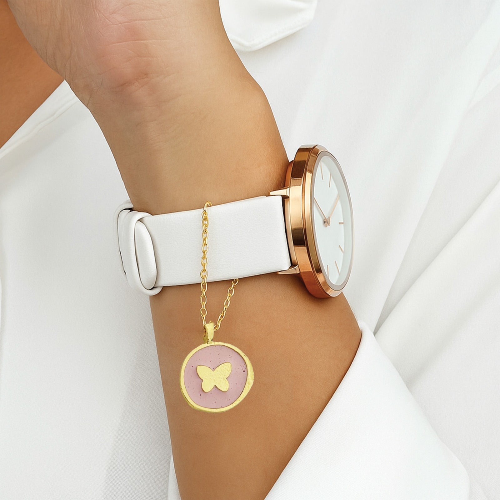 Galaxy Butterfly Watch Charm - Nimé By Shop Trendys