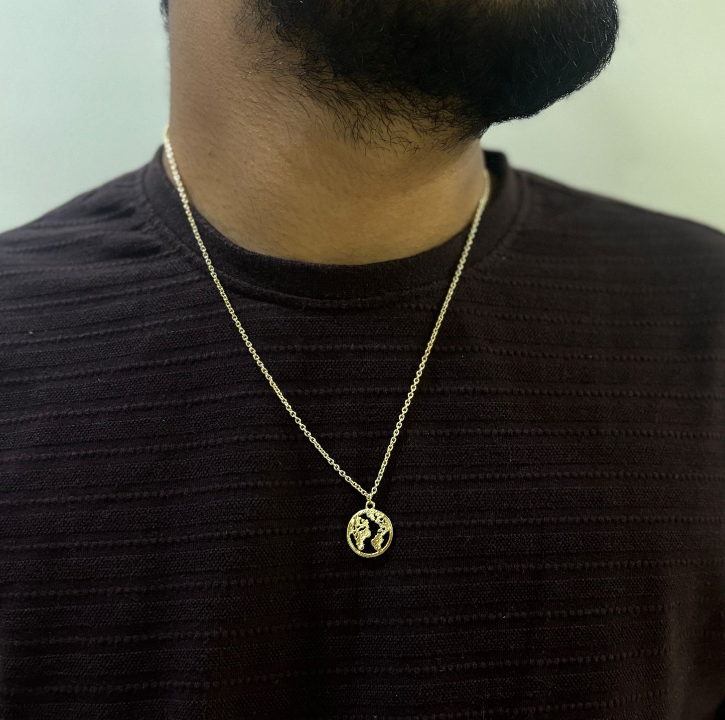 Men Wanderlust Chain Necklace
