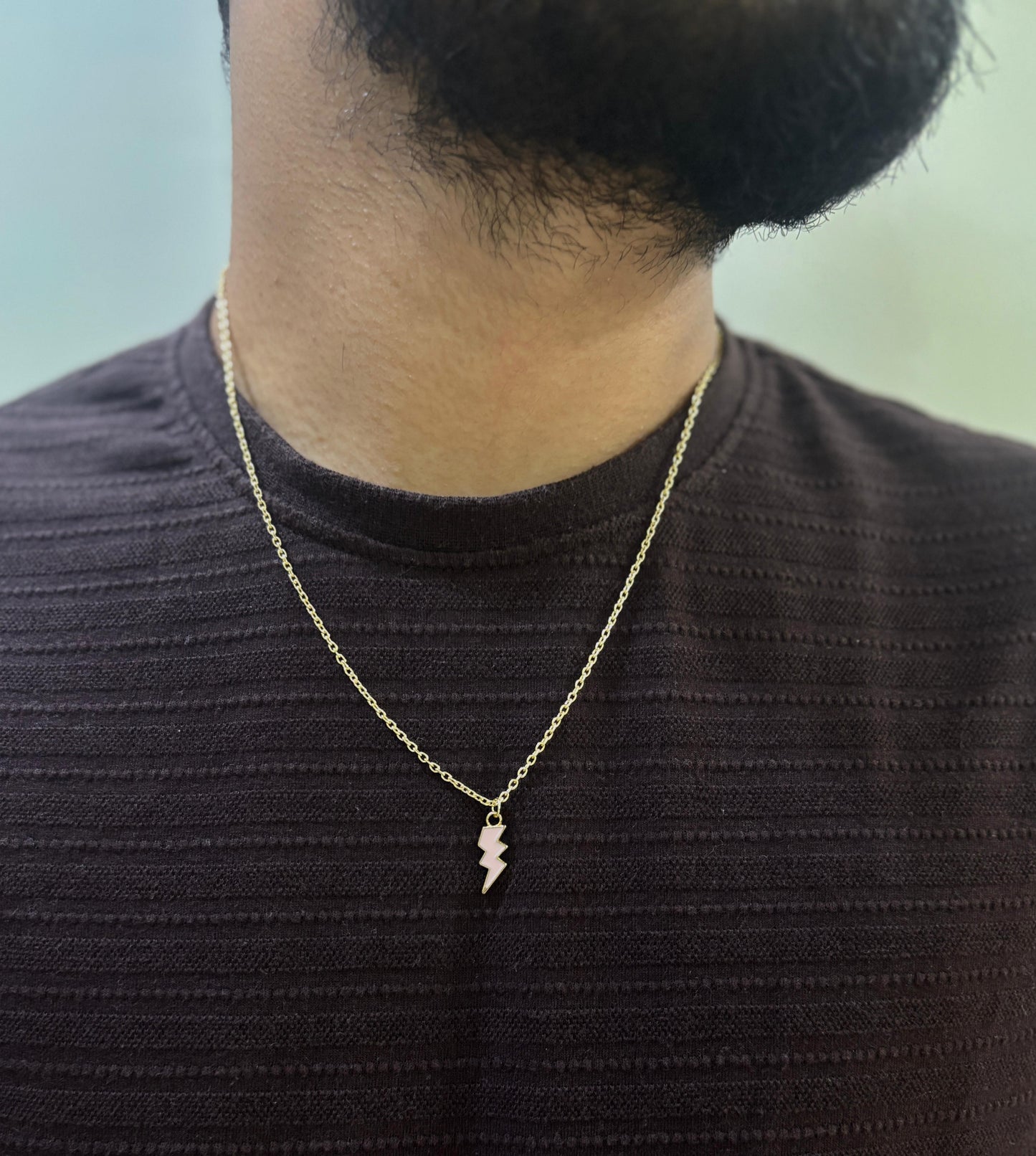 Men Galaxy Thunder Chain Necklace - Nimé By Shop Trendys